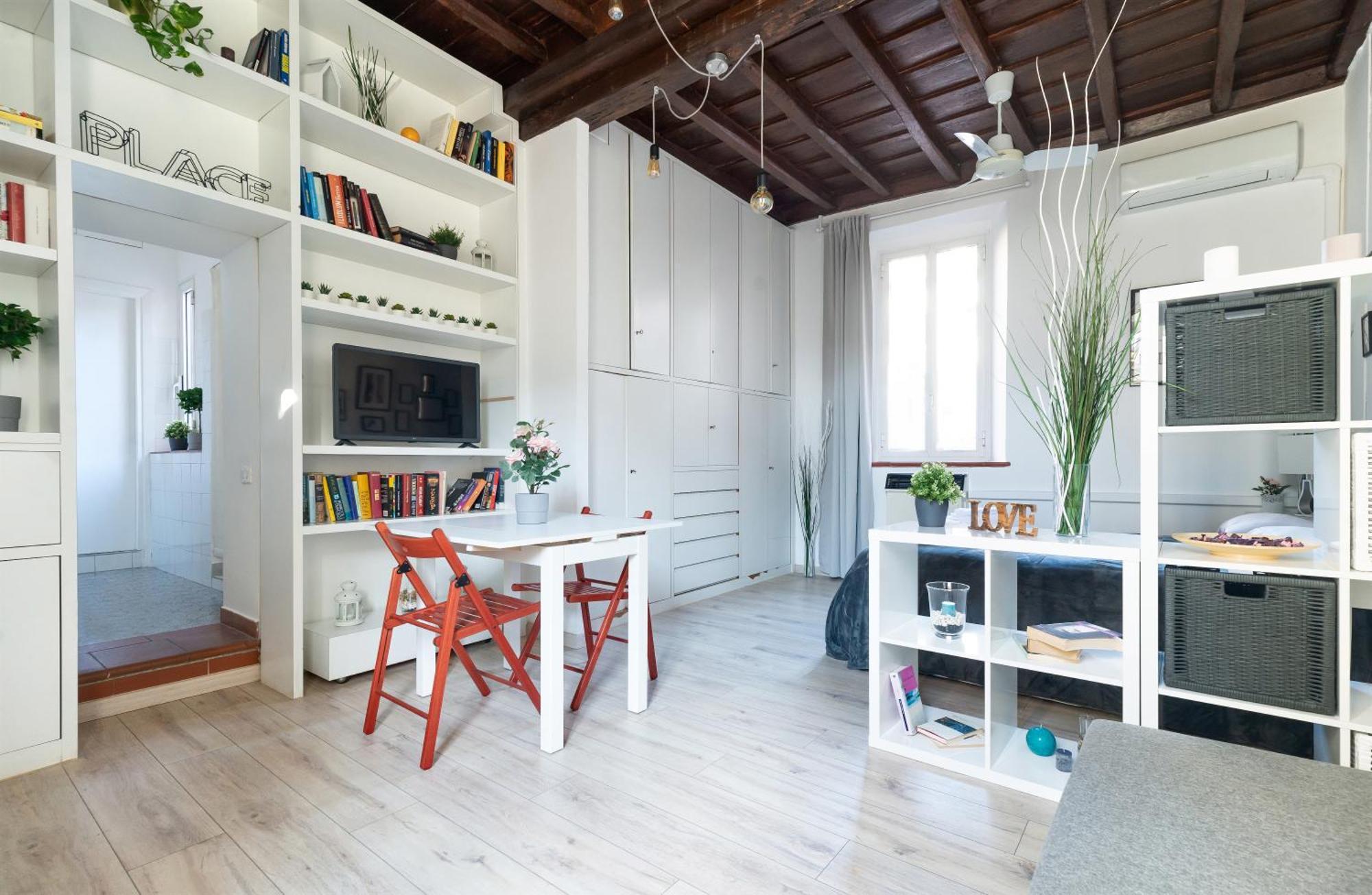 Cozy Studio Campo De Fiori Rom Exteriör bild