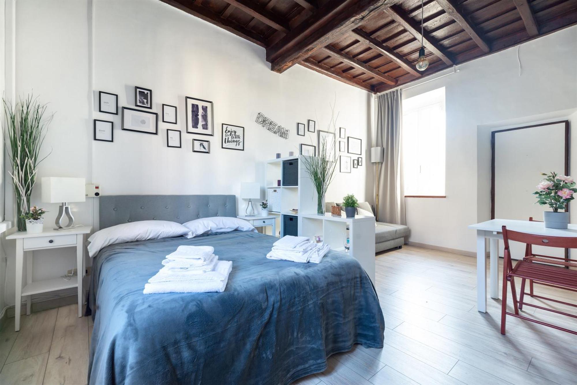 Cozy Studio Campo De Fiori Rom Exteriör bild
