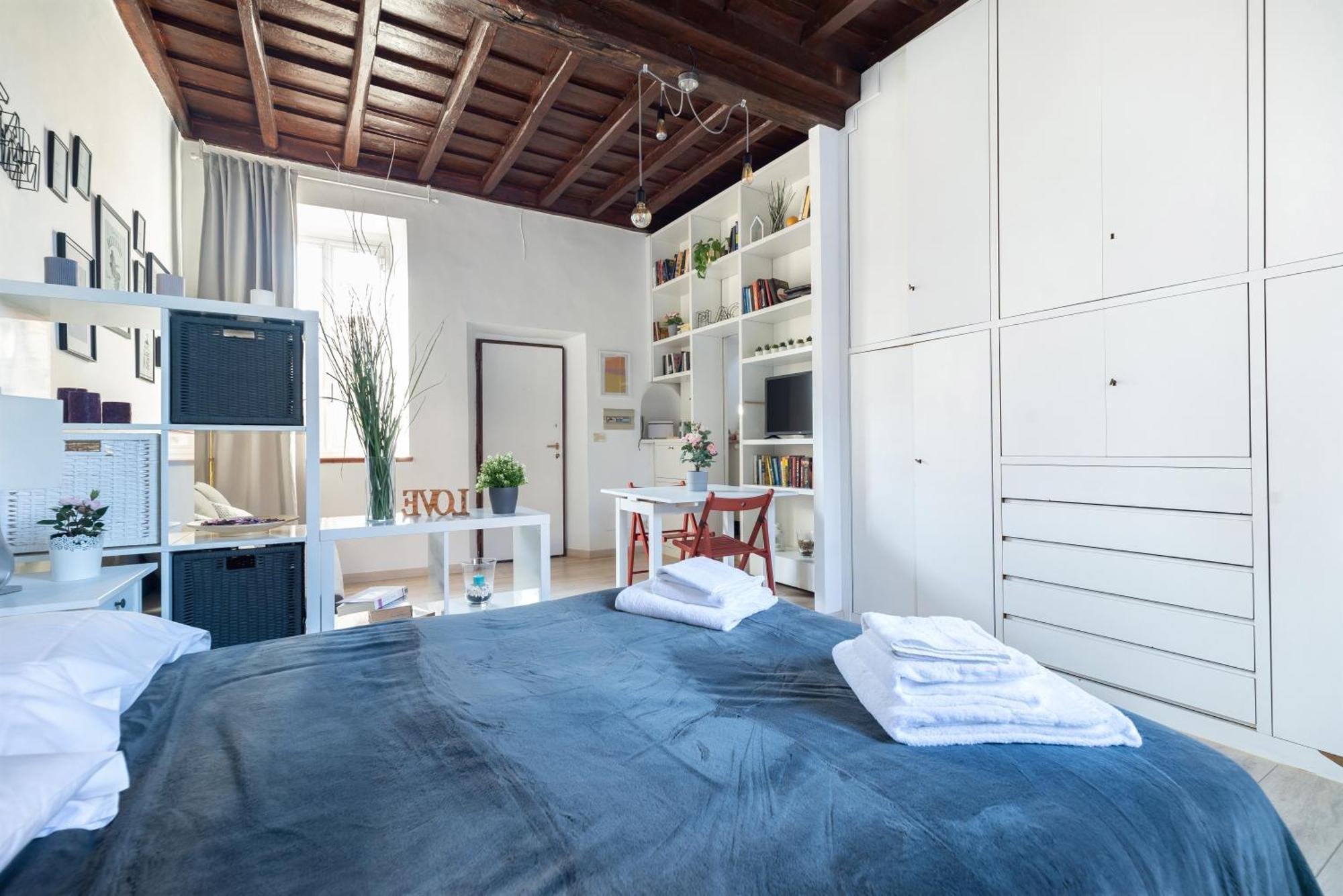 Cozy Studio Campo De Fiori Rom Exteriör bild